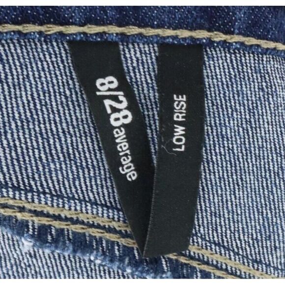 Nine West Capri Jeans Low Rise Womens Size 8 WAIST: 30 INCHES Blue STRETCH Denim - Picture 8 of 9